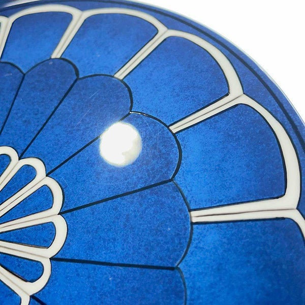 エルメス ボックス ブルーダイユール MM ホワイト/ブルー ラッカーウッド HERMES