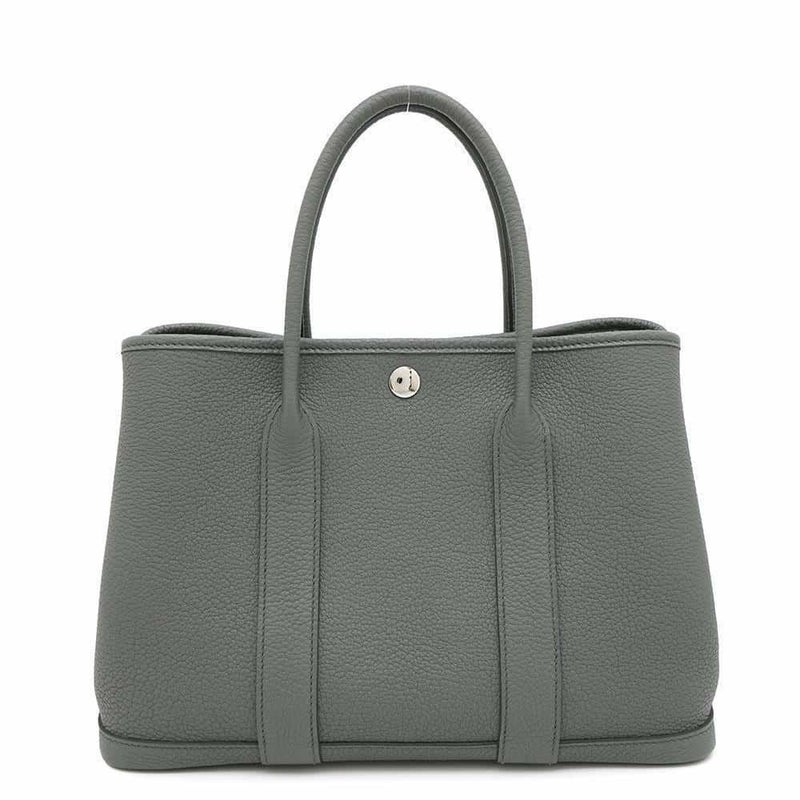 エルメス トートバッグ ガーデンパーティTPM ヴェールアマンド/シルバー金具 ネゴンダ Y刻印