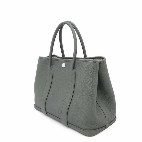 エルメス トートバッグ ガーデンパーティTPM ヴェールアマンド/シルバー金具 ネゴンダ Y刻印
