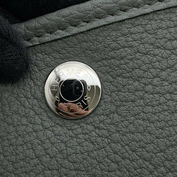 エルメス トートバッグ ガーデンパーティTPM ヴェールアマンド/シルバー金具 ネゴンダ Y刻印