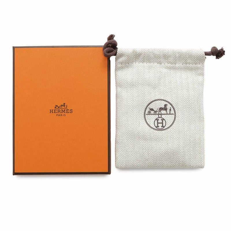 エルメス ネックレス ミニ・ポップアッシュ ブラック/シルバー金具 HERMES アクセサリー 黒