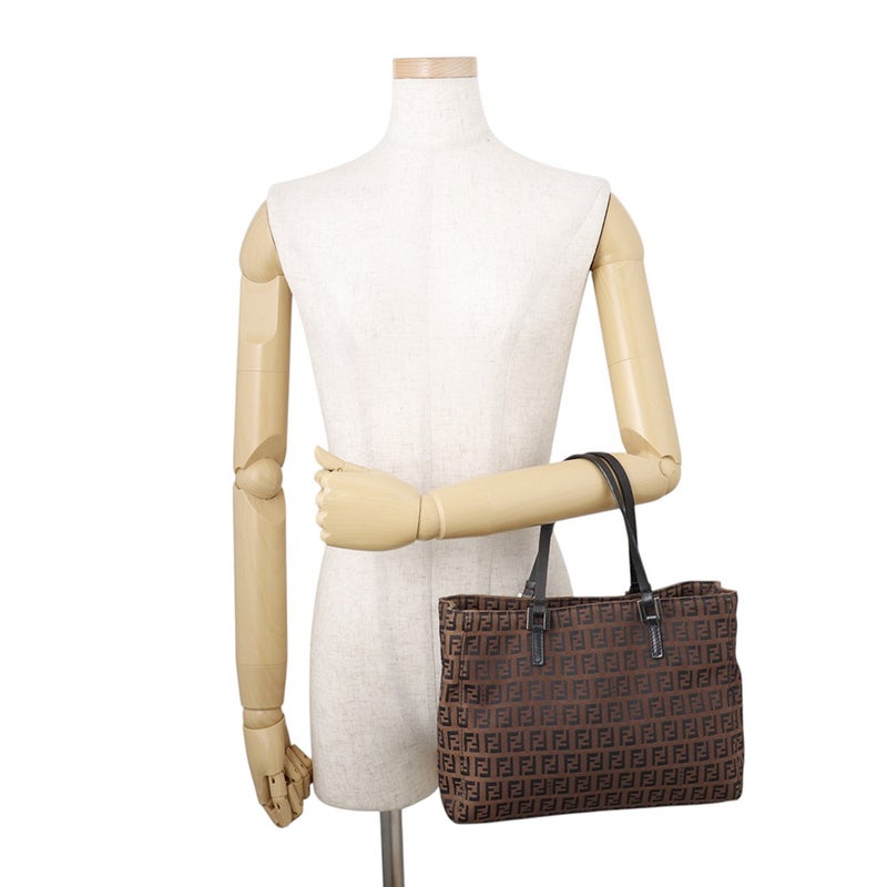 フェンディ ハンドバッグ ズッキーノ キャンバス/レザー 8BH018 FENDI ショルダーバッグ