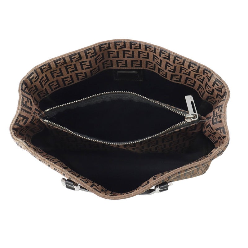 フェンディ ハンドバッグ ズッキーノ キャンバス/レザー 8BH018 FENDI ショルダーバッグ