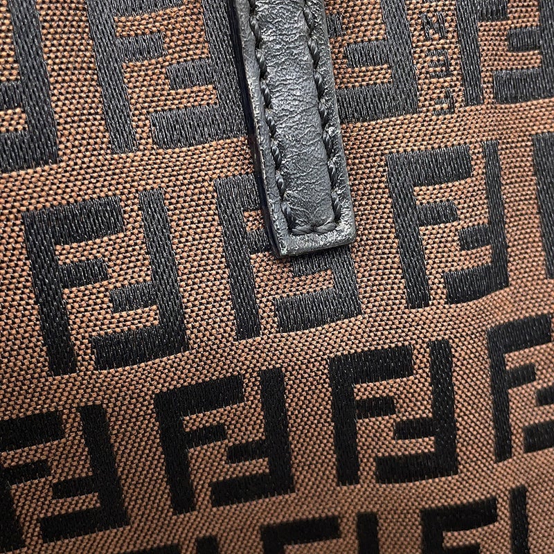 フェンディ ハンドバッグ ズッキーノ キャンバス/レザー 8BH018 FENDI ショルダーバッグ