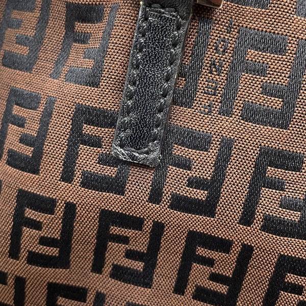 フェンディ ハンドバッグ ズッキーノ キャンバス/レザー 8BH018 FENDI ショルダーバッグ