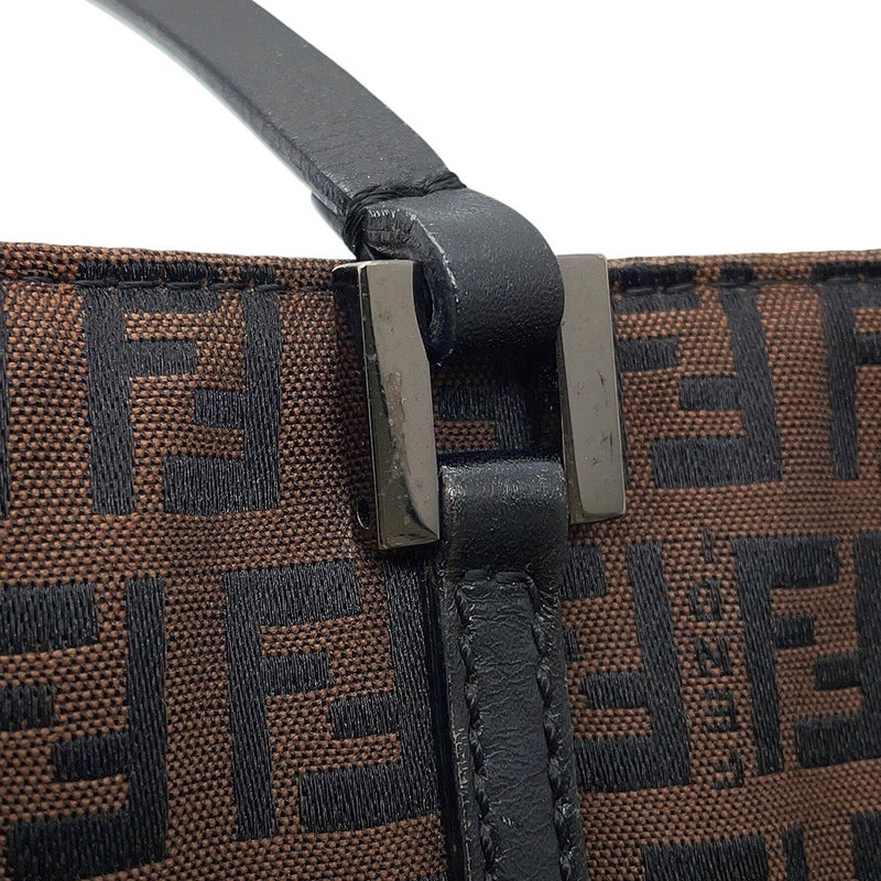 フェンディ ハンドバッグ ズッキーノ キャンバス/レザー 8BH018 FENDI ショルダーバッグ