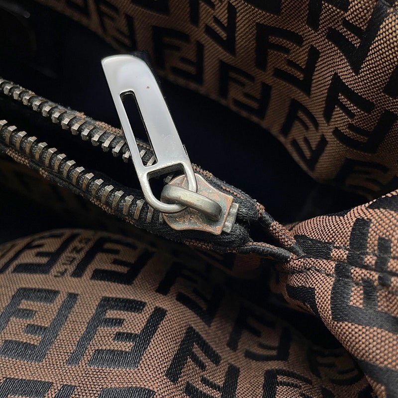 フェンディ ハンドバッグ ズッキーノ キャンバス/レザー 8BH018 FENDI ショルダーバッグ