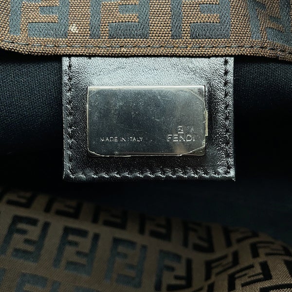 フェンディ ハンドバッグ ズッキーノ キャンバス/レザー 8BH018 FENDI ショルダーバッグ