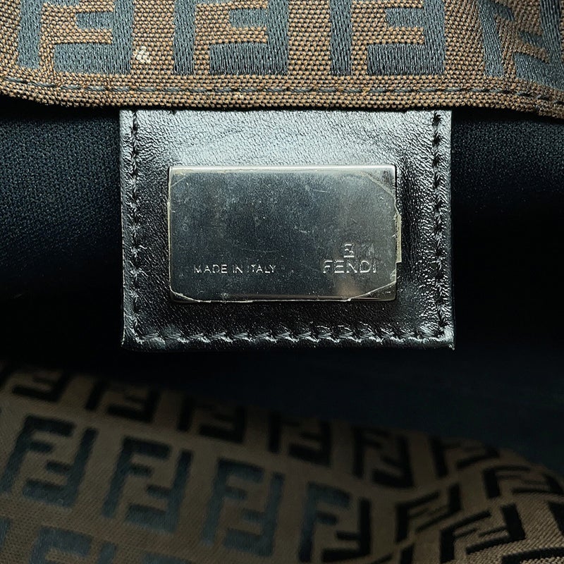 フェンディ ハンドバッグ ズッキーノ キャンバス/レザー 8BH018 FENDI ショルダーバッグ
