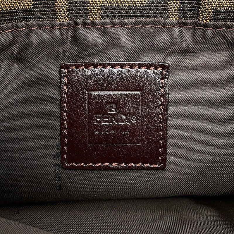 フェンディ ショルダーバッグ ズッカ柄 マンマバケット キャンバス/レザー 26728 FENDI