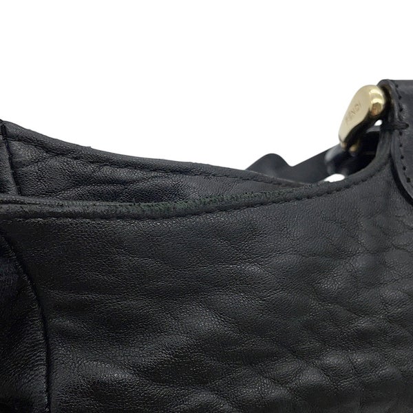 フェンディ ハンドバッグ レザー 8BR529 FENDI 2wayショルダーバッグ 黒