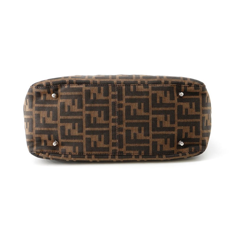 フェンディ ハンドバッグ ズッカ柄 マンマバゲット キャンバス レザー 26693 FENDI