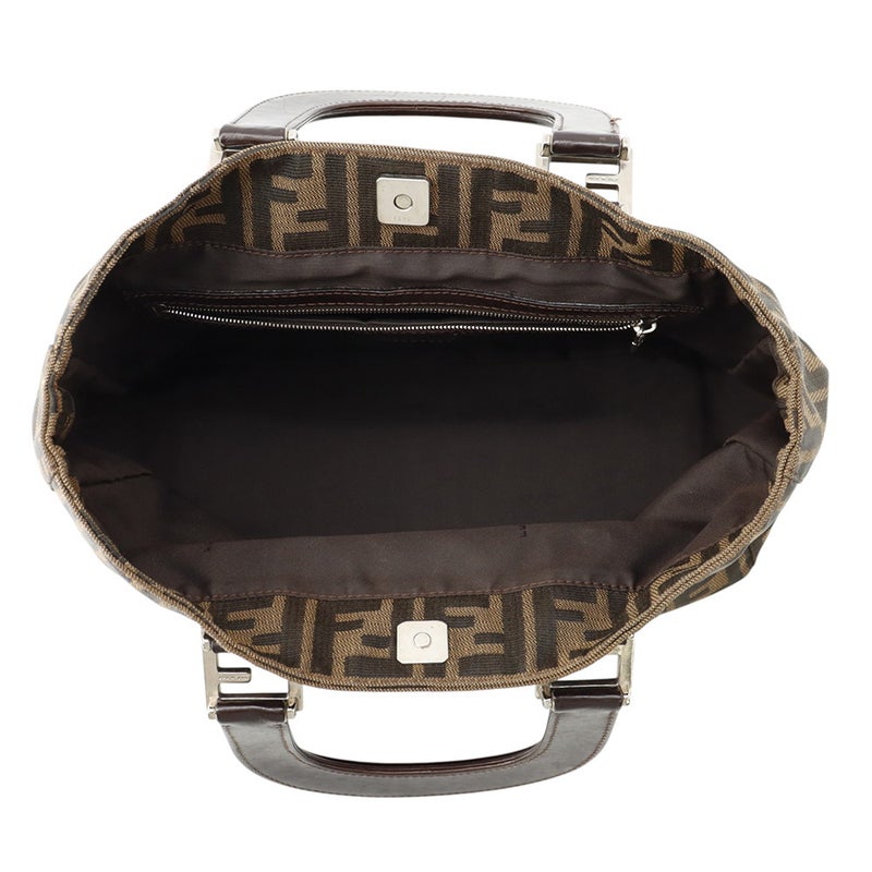 フェンディ ハンドバッグ ズッカ柄 マンマバゲット キャンバス レザー 26693 FENDI