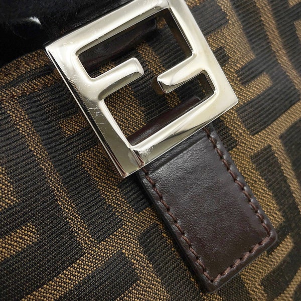 フェンディ ハンドバッグ ズッカ柄 マンマバゲット キャンバス レザー 26693 FENDI