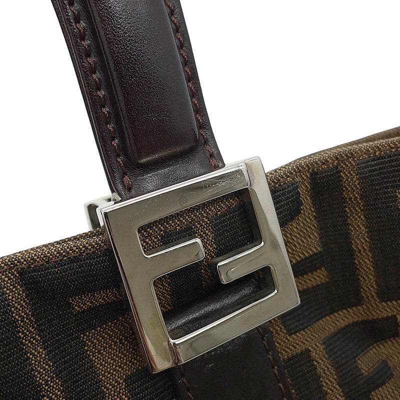 フェンディ ハンドバッグ ズッカ柄 マンマバゲット キャンバス レザー 26693 FENDI