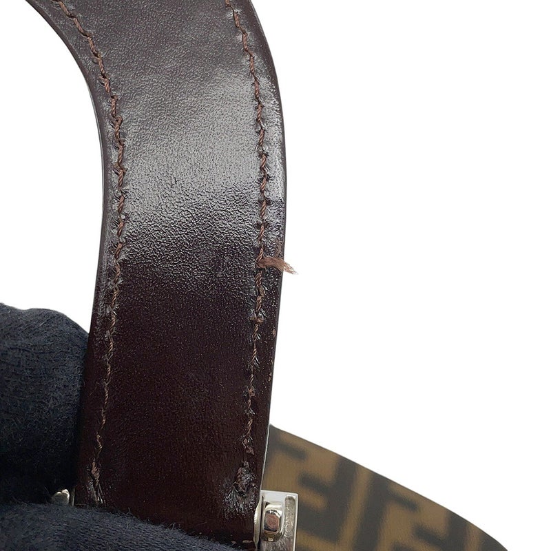 フェンディ ハンドバッグ ズッカ柄 マンマバゲット キャンバス レザー 26693 FENDI
