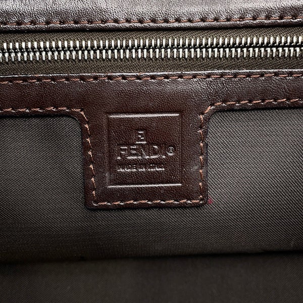 フェンディ ハンドバッグ ズッカ柄 マンマバゲット キャンバス レザー 26693 FENDI