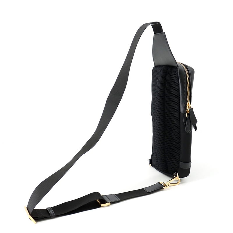 フェンディ ボディバッグ モンスター バグズアイ ナイロン/レザー 7VZ033 FENDI バッグ 黒