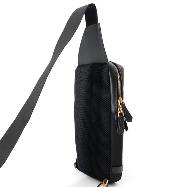 フェンディ ボディバッグ モンスター バグズアイ ナイロン/レザー 7VZ033 FENDI バッグ 黒