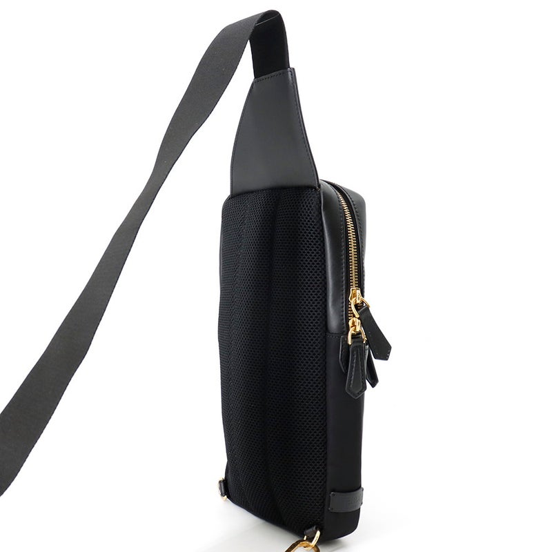 フェンディ ボディバッグ モンスター バグズアイ ナイロン/レザー 7VZ033 FENDI バッグ 黒