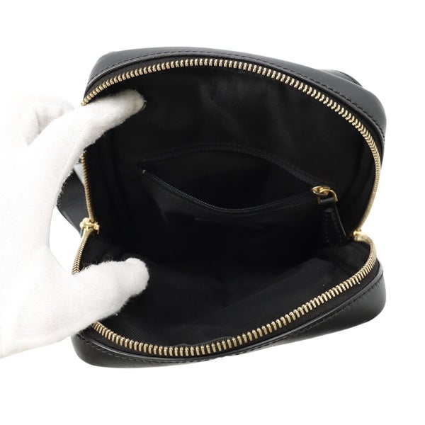フェンディ ボディバッグ モンスター バグズアイ ナイロン/レザー 7VZ033 FENDI バッグ 黒
