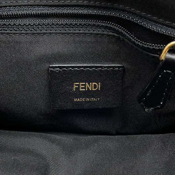 フェンディ ボディバッグ モンスター バグズアイ ナイロン/レザー 7VZ033 FENDI バッグ 黒