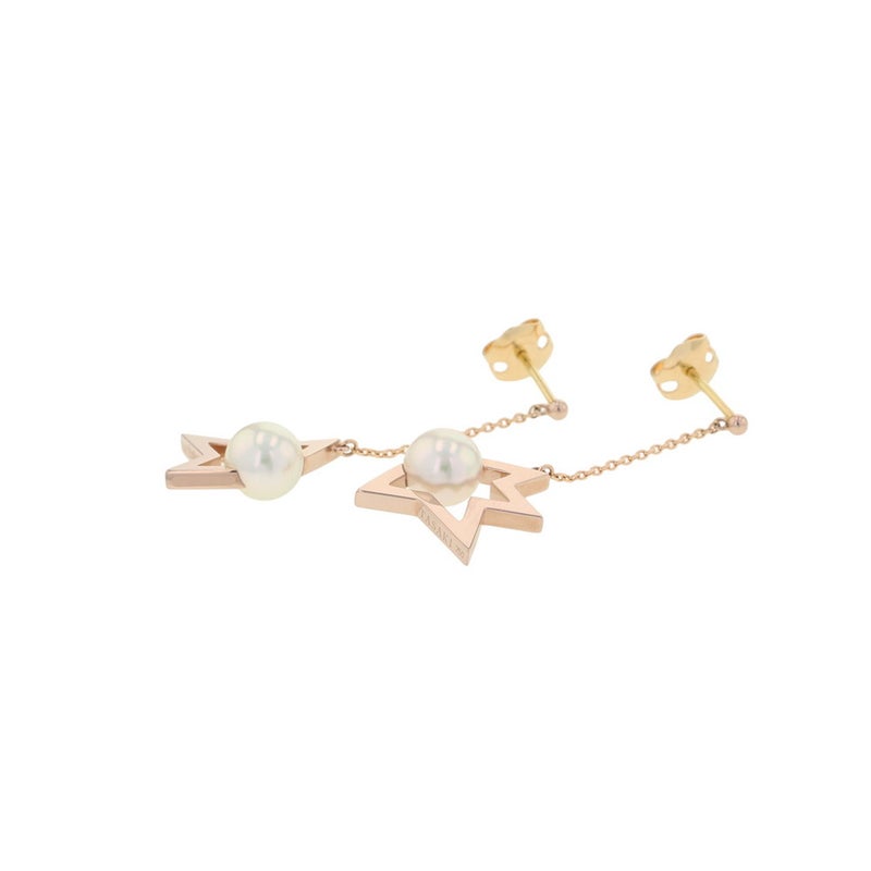 タサキ ピアス コメットプラス ドロップピアス あこや真珠 パール K18YG/K18PG E4344 TASAKI ジュエリー