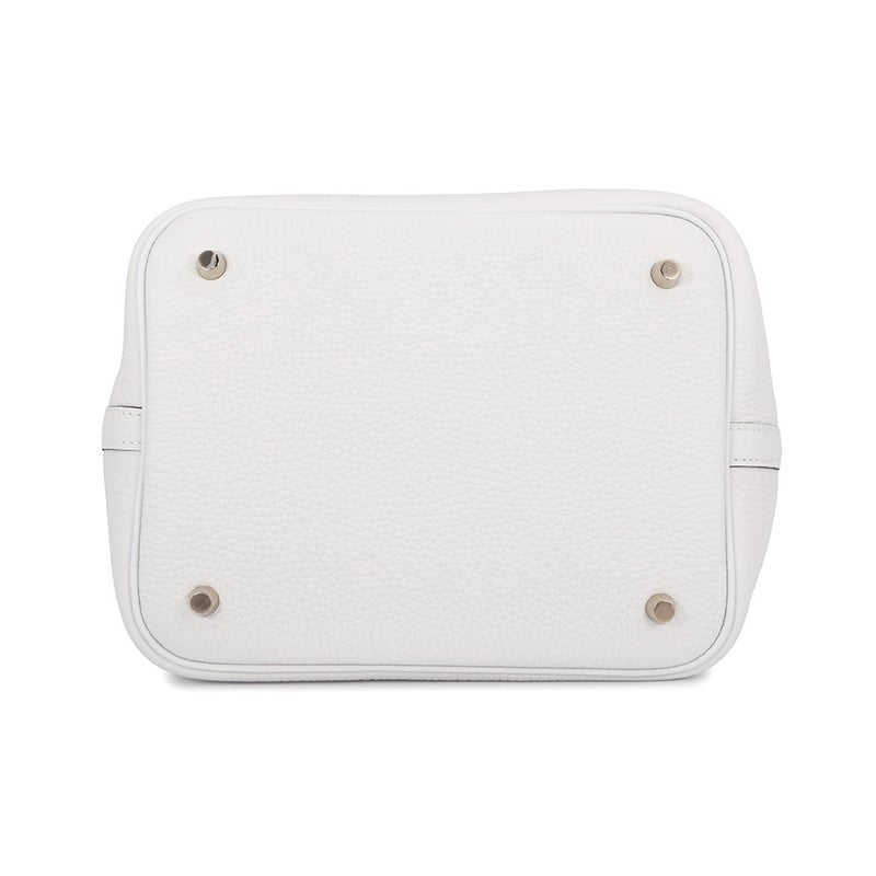 エルメス ハンドバッグ ピコタンロックMM ニューホワイト/ゴールド金具 トリヨンクレマンス K刻印 HERMES トートバッグ