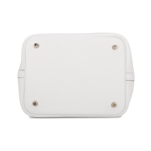 エルメス ハンドバッグ ピコタンロックMM ニューホワイト/ゴールド金具 トリヨンクレマンス K刻印 HERMES トートバッグ