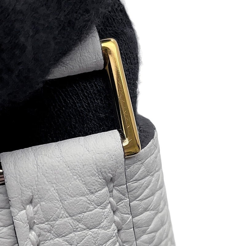 エルメス ハンドバッグ ピコタンロックMM ニューホワイト/ゴールド金具 トリヨンクレマンス K刻印 HERMES トートバッグ