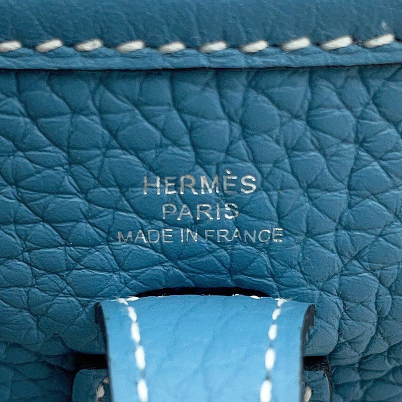 エルメス ショルダーバッグ エブリンTPM 111cm ニューブルージーン/シルバー金具 トリヨンクレマンス G刻印 HERMES Evelyne