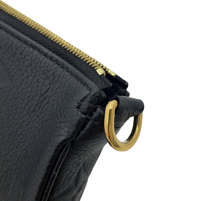 ルイヴィトン ショルダーバッグ モノグラム・アンプラント ミュルティ・ポシェット・アクセソワール M80399 LOUIS VUITTON 黒 ブラック