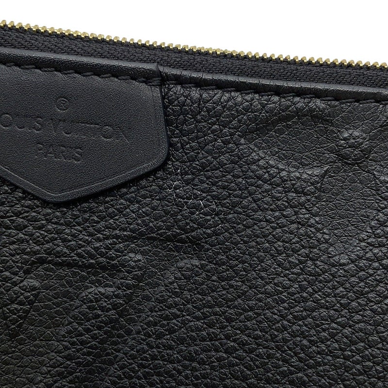 ルイヴィトン ショルダーバッグ モノグラム・アンプラント ミュルティ・ポシェット・アクセソワール M80399 LOUIS VUITTON 黒 ブラック