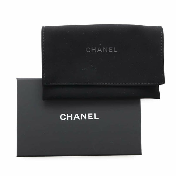 シャネル カードケース クラシック マトラッセ ココマーク キャビアスキン AP4472 CHANEL パスケース 名刺入れ 黒