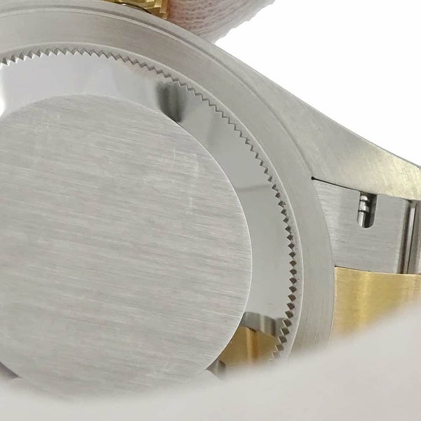 ロレックス デイトジャスト 41 SS/K18YG 126303G ROLEX 腕時計 黒文字盤 10Pダイヤ