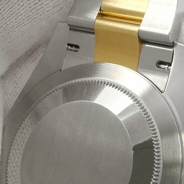 ロレックス デイトジャスト 41 SS/K18YG 126303G ROLEX 腕時計 黒文字盤 10Pダイヤ