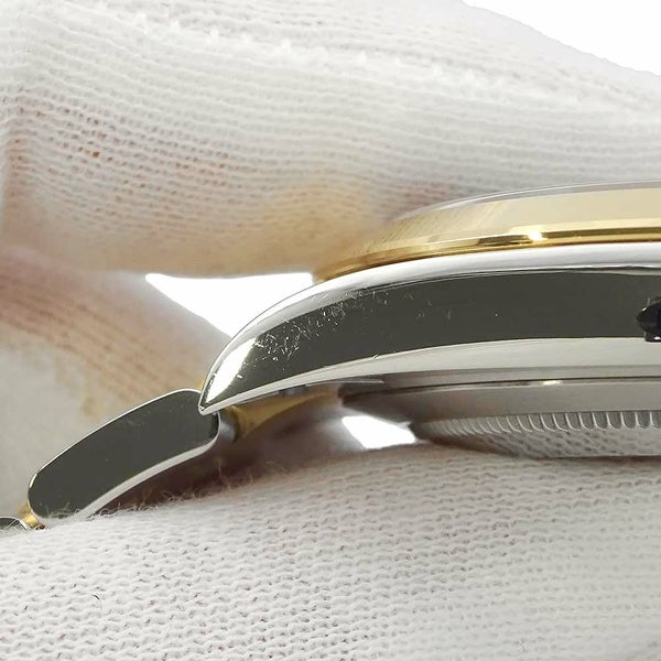 ロレックス デイトジャスト 41 SS/K18YG 126303G ROLEX 腕時計 黒文字盤 10Pダイヤ