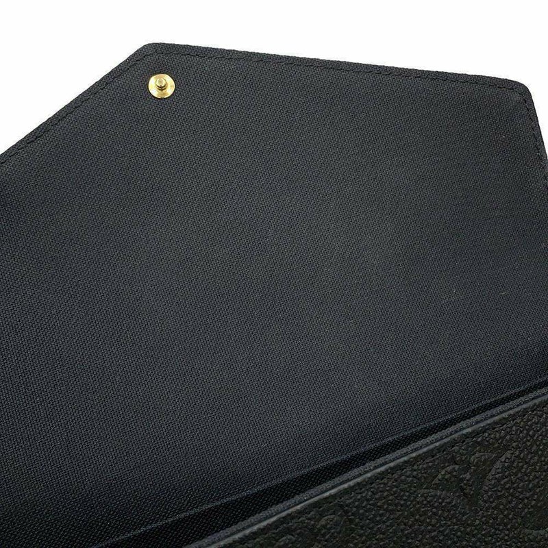 ルイヴィトン チェーンウォレット モノグラム・アンプラント ポシェット・フェリシー M64064 ブラック 黒