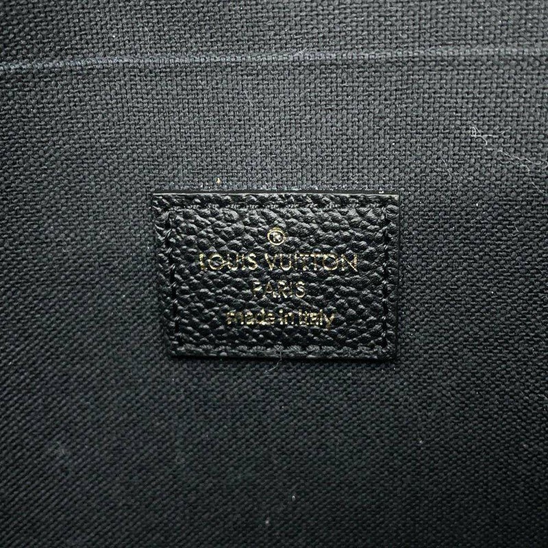 ルイヴィトン チェーンウォレット モノグラム・アンプラント ポシェット・フェリシー M64064 ブラック 黒