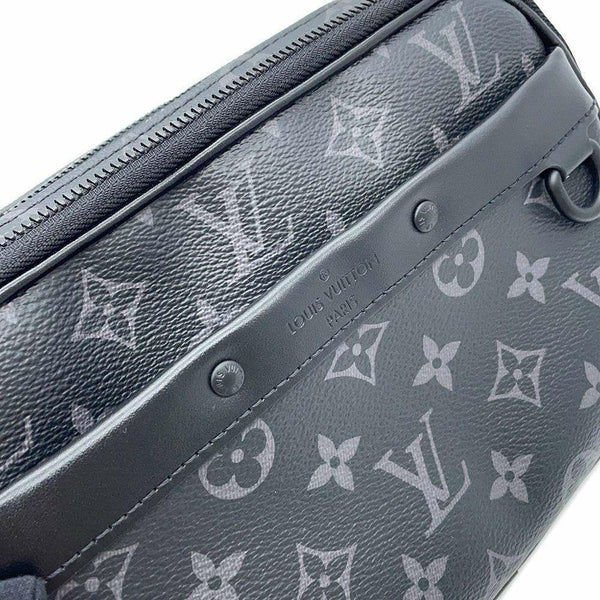 ルイヴィトン ショルダーバッグ モノグラム・エクリプス アルファ・メッセンジャー M46955 ヴィトン ブラック 黒