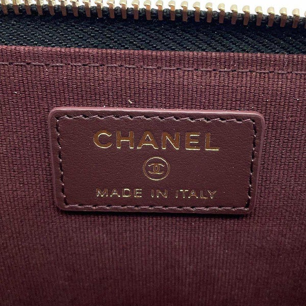 シャネル コインケース マトラッセ ココマーク キャビアスキン AP3179 CHANEL フラグメント カードケース 黒