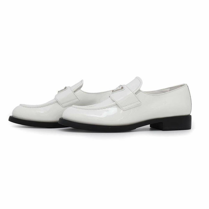 プラダ ローファー パテント レディースサイズ36 1D329N PRADA 靴 白