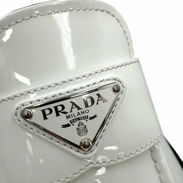 プラダ ローファー パテント レディースサイズ36 1D329N PRADA 靴 白