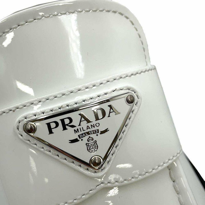プラダ ローファー パテント レディースサイズ36 1D329N PRADA 靴 白