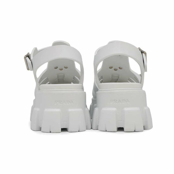 プラダ サンダル モノリス ラバー メンズサイズ6 2X3083 PRADA 靴 白