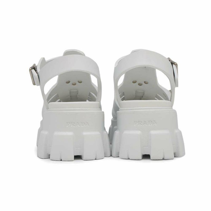 プラダ サンダル モノリス ラバー メンズサイズ6 2X3083 PRADA 靴 白