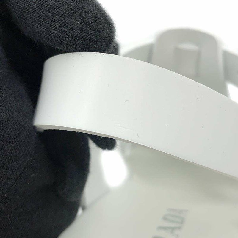 プラダ サンダル モノリス ラバー メンズサイズ6 2X3083 PRADA 靴 白