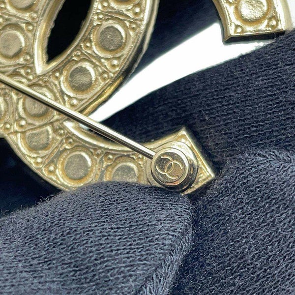 シャネル ブローチ ココマーク メタル フェイクパール ラインストーン F23 V CHANEL アクセサリー