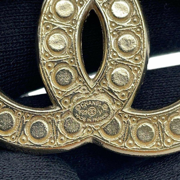 シャネル ブローチ ココマーク メタル フェイクパール ラインストーン F23 V CHANEL アクセサリー