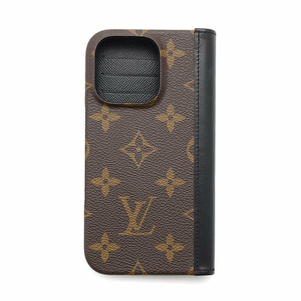 ルイヴィトン iPhoneケース モノグラム IPHONE 16 PRO・フォリオ M12539 LOUIS VUITTON ブラック 黒